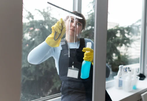 Nettoyage de vitres intérieures et extérieures à Rauret